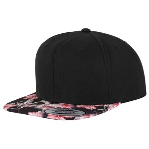 Keps Blomskärm SnapbackOne-SizeSvart/Röd Svart/Röd