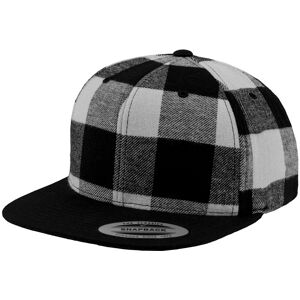 Keps Flanell SnapbackOne-SizeSvart/Vit Svart/Vit