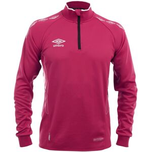 Fotbollströja Half Zip Umbro UX-1   Barn128clVinröd/Vit Vinröd/Vit