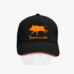 Beechfield Boarhunter Svart/Orange Keps KontrastOne-Size