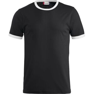 T-shirt KontrastribbMSvart/Vit Svart/Vit