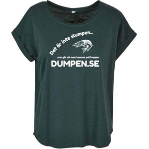 DUMPEN.SE   Lång T-shirt Gädda   DamLBottle Green Bottle Green