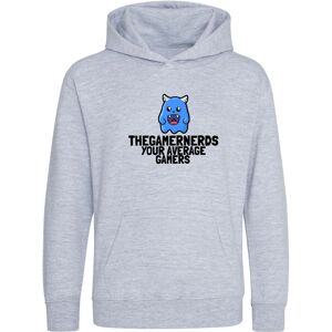 TheGamerNerds Ekologisk Hoodie   JuniorS (5/6 år)Gråmelerad Gråmelerad