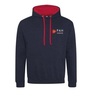 Hoodie BRODYR   PAH SverigeLMarinblå/Röd Marinblå/Röd