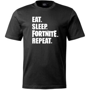 T-shirt Eat Sleep Fortnite   Barn/Baby120clSvart Svart