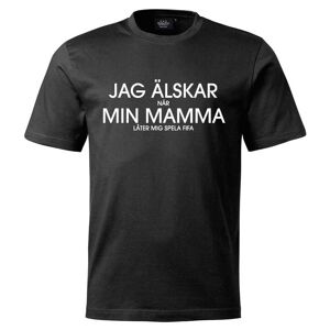 Jag Älskar Mamma FIFA T-Shirt   BarnSSvart Svart