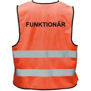 Orange Funktionärsväst - Varselväst - Klass 2L/XL