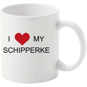 I Love My Schipperke Mugg   Schipperke