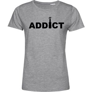 Addict Nässpray T-shirt   DamSHeather Grey Heather Grey