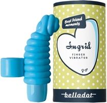 Belladot Ingrid fingervibrator blå Blå Belladot Ingrid fingervibrator blå Blå