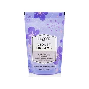 I Love Violet Dreams Scented Bath Salts 500 gram