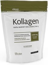 Elexir Pharma Kollagen Pulver 100% marint 175 gram Elexir Pharma Kollagen Pulver 100% marint 175 gram
