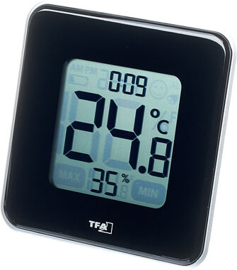 TFA Thermo-Hygrometer Style BK TFA Thermo-Hygrometer Style BK