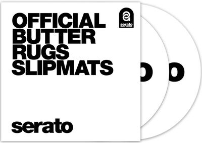 Serato Butter Rugs 12"" Slipmat White Serato Butter Rugs 12"" Slipmat White
