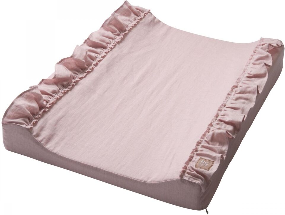 Solhem Skötbädd Volang linne Rose Mood, NG Baby Solhem Skötbädd Volang linne Rose Mood, NG Baby