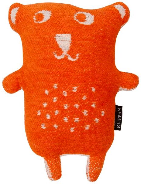 Klippan Yllefabrik Little Bear gosedjur orange Klippan Yllefabrik Klippan Yllefabrik Little Bear gosedjur orange Klippan Yllefabrik