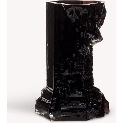Rocky Baroque Vas, Svart, H 25cm - Kosta Boda Rocky Baroque Vas, Svart, H 25cm - Kosta Boda