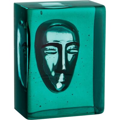 Block Azur Man, Petrol Blue - Kosta Boda Block Azur Man, Petrol Blue - Kosta Boda