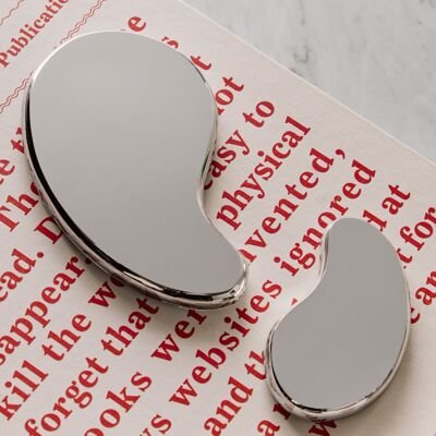 Tears Of Joy Silver 140mm + 95mm - Kosta Boda Tears Of Joy Silver 140mm + 95mm - Kosta Boda