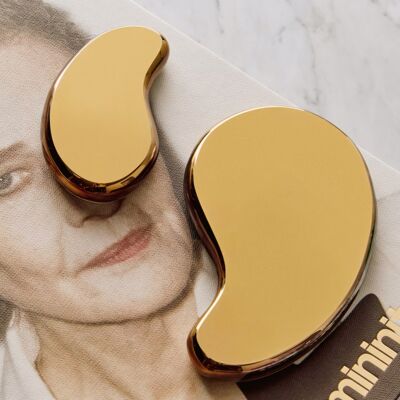 Tears Of Joy Guld 140mm + 95mm - Kosta Boda Tears Of Joy Guld 140mm + 95mm - Kosta Boda