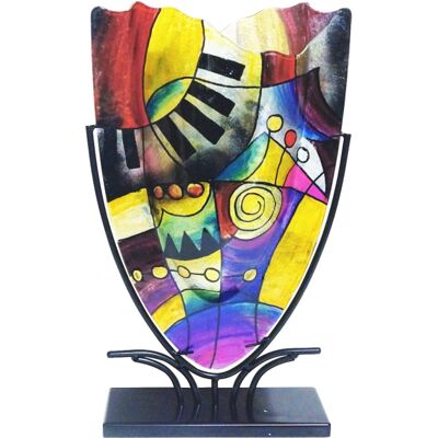 Glasvas Piano & Smidesställning, H 47,5cm - Benjamin Glasvas Piano & Smidesställning, H 47,5cm - Benjamin