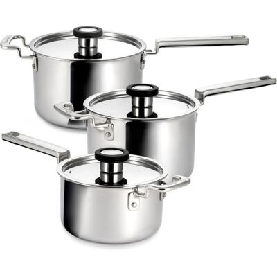 316-Series Kastrullset, 3 Delar - Robert Welch 316-Series Kastrullset, 3 Delar - Robert Welch