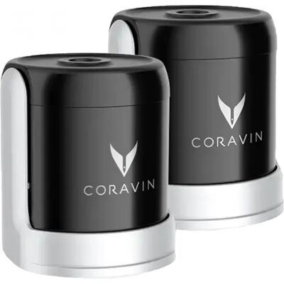 Coravin Champagnestopp Svart/silver, 2-Pack - Coravin Coravin Champagnestopp Svart/silver, 2-Pack - Coravin