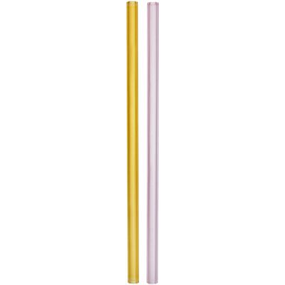 Sipsavor Sugrör Rosa/gul, 2-Pack - Kosta Boda Sipsavor Sugrör Rosa/gul, 2-Pack - Kosta Boda