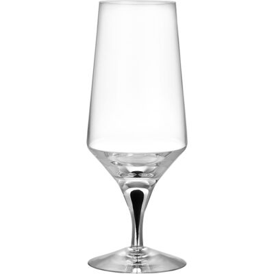 Orrefors Metropol 46cl Ölglas - Modern Svart & Klar Orrefors Metropol 46cl Ölglas - Modern Svart & Klar
