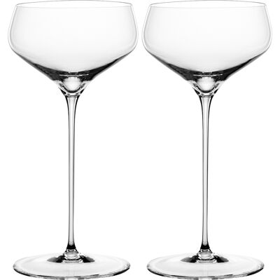 Hi-Lite Champagnecoupe 24cl, 2-Pack - Spiegelau Hi-Lite Champagnecoupe 24cl, 2-Pack - Spiegelau