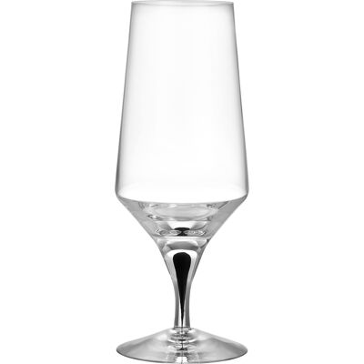 Orrefors Metropol 46cl Ölglas - Modern Svart & Klar Orrefors Metropol 46cl Ölglas - Modern Svart & Klar