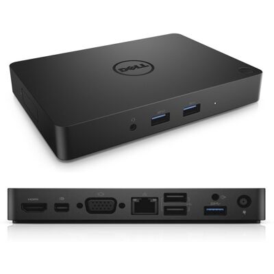 Dell USB-C universell dockningsstation WD15 / K17A med stöd för 2 skärmar NO AC Dell USB-C universell dockningsstation WD15 / K17A med stöd för 2 skärmar NO AC
