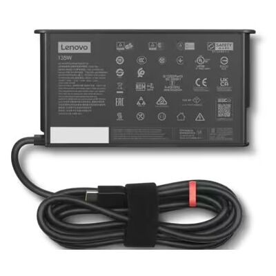 Lenovo Original 135W USB-C datorladdare (AC-adapter) med strömkabel Lenovo Original 135W USB-C datorladdare (AC-adapter) med strömkabel