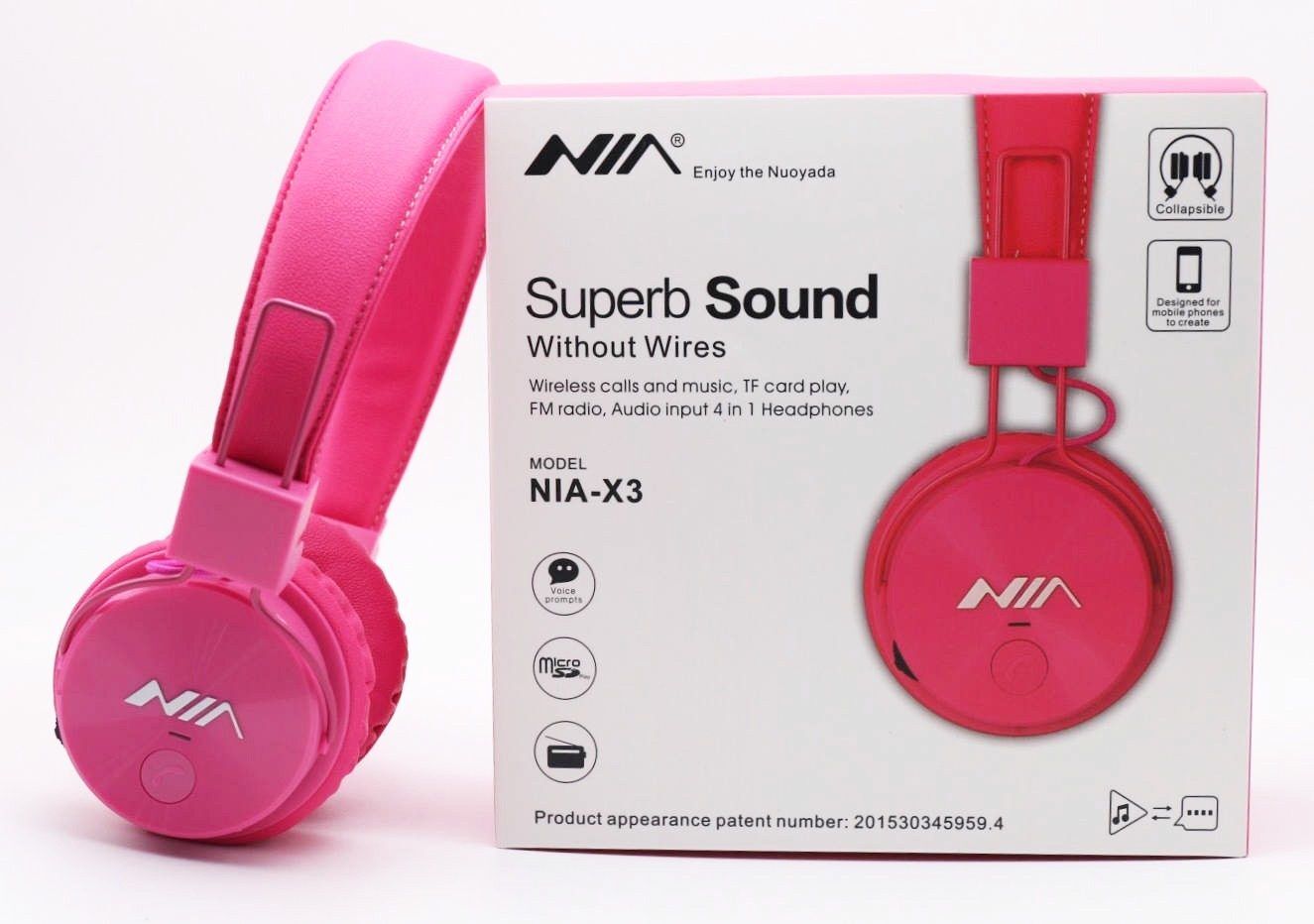 NiaElec Nia-X3 Blåtandshörlurar (Flower color) NiaElec Nia-X3 Blåtandshörlurar (Flower color)