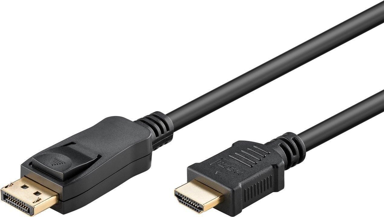 Goobay DisplayPort till HDMI-kabel Guldpläterad (5 meter) Goobay DisplayPort till HDMI-kabel Guldpläterad (5 meter)