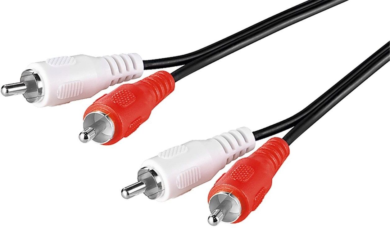Deltaco Goobay ljudkabel 2x RCA hane till hane (5 meter) Deltaco Goobay ljudkabel 2x RCA hane till hane (5 meter)