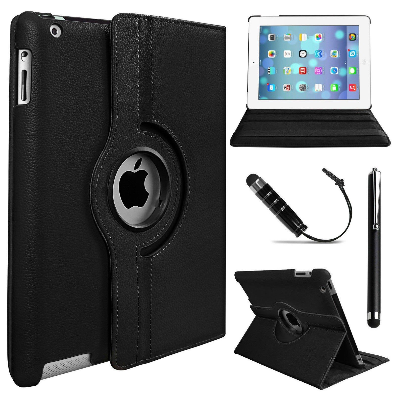 Fodral med roterande stöd till iPad Mini 1/2/3 Fodral med roterande stöd till iPad Mini 1/2/3