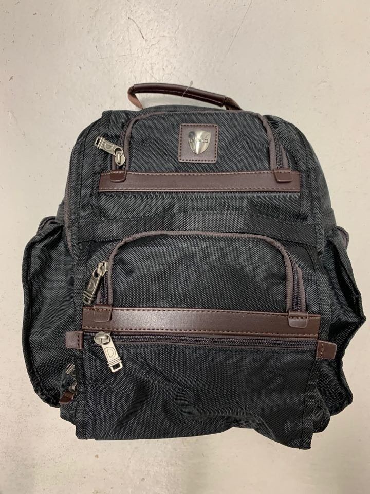 Deltaco datorryggsäck med bruna detaljer