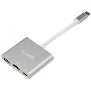 iBox USB-C till HDMI/USB 3.2 gen 1/USB-C-adapter 4K UHD