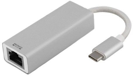 Deltaco USB-C-nätverkskort gigabit