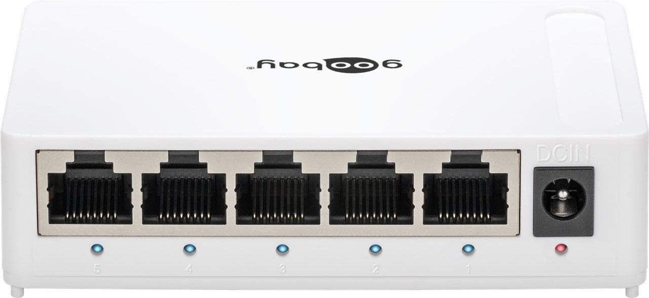 Goobay 5-portars gigabitswitch Goobay 5-portars gigabitswitch
