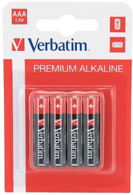 Verbatim 4-pack AAA-batterier