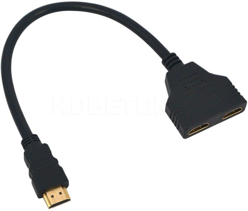 1 HDMI till 2 HDMI-utgångar 1 HDMI till 2 HDMI-utgångar