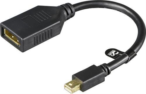 Deltaco DisplayPort till MiniDisplayPort-adapter med ljud Deltaco DisplayPort till MiniDisplayPort-adapter med ljud