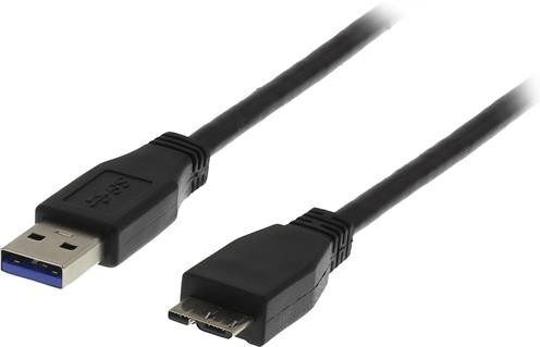 Deltaco USB-kabel USB 3.0 Micro-B (2 meter) Deltaco USB-kabel USB 3.0 Micro-B (2 meter)