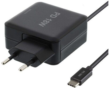 Deltaco USB-C-laddare 18W för bärbara datorer Deltaco USB-C-laddare 18W för bärbara datorer
