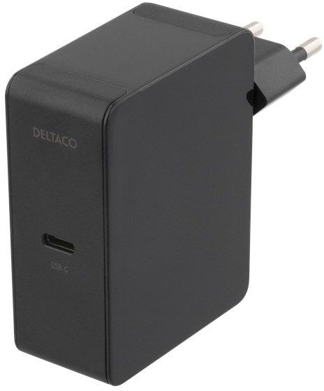 Deltaco USB-C-laddare 60W för datorer eller telefoner Deltaco USB-C-laddare 60W för datorer eller telefoner