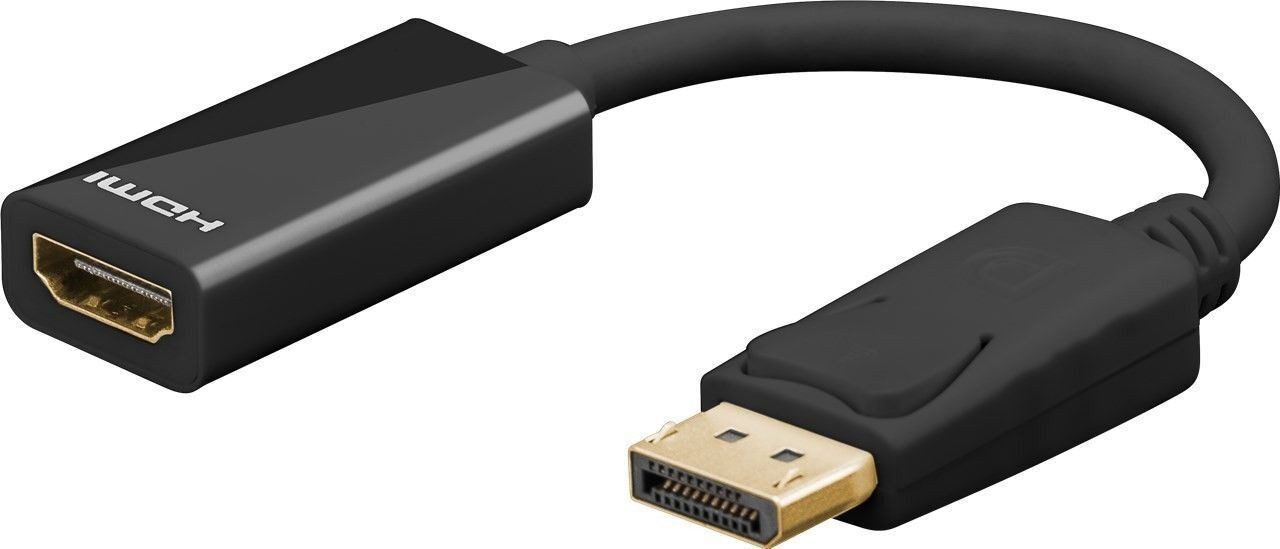 Goobay DisplayPort till HDMI-adapter med 4K och ljud Goobay DisplayPort till HDMI-adapter med 4K och ljud