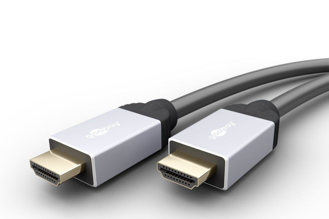 Goobay Premium HDMI-kabel med stöd för Ultra HD 3D 4K (60Hz) (1.5 meter)