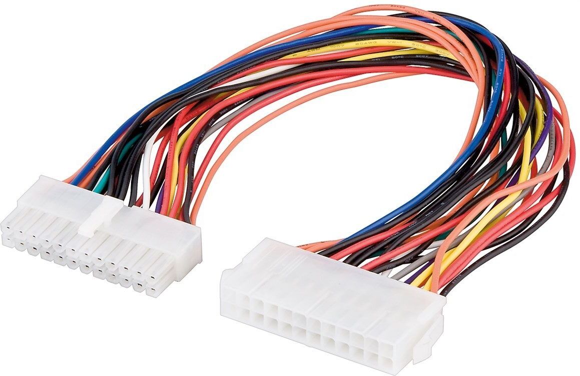 24-pins ATX/eATX förlängnings kabel till moderkort 24-pins ATX/eATX förlängnings kabel till moderkort